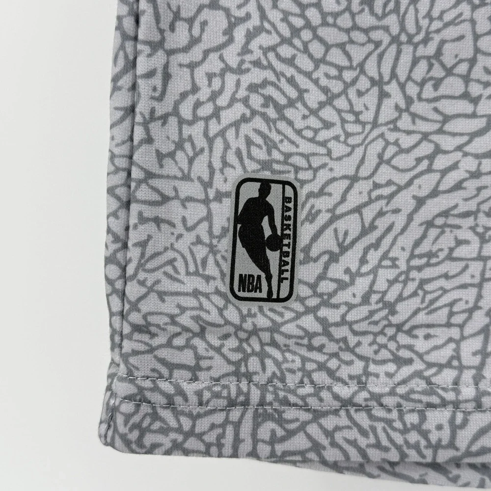 NBA Basketball Power Drive Shorts Mens Size Medium Gray Athleisure Athletic Gym - Picture 12 of 16